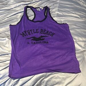 Purple Myrtle Beach Women's Tank Top